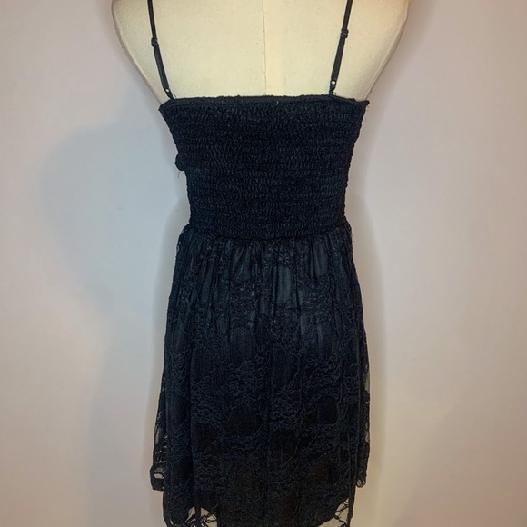 Black Lace Mini Dress, size US XS - Picture 5 of 7